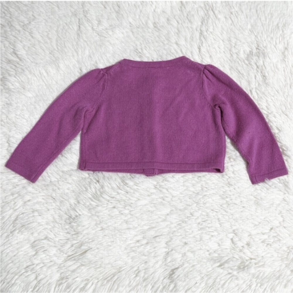 Janie and Jack soft bow cardigan 6-12m - Picture 2 of 6